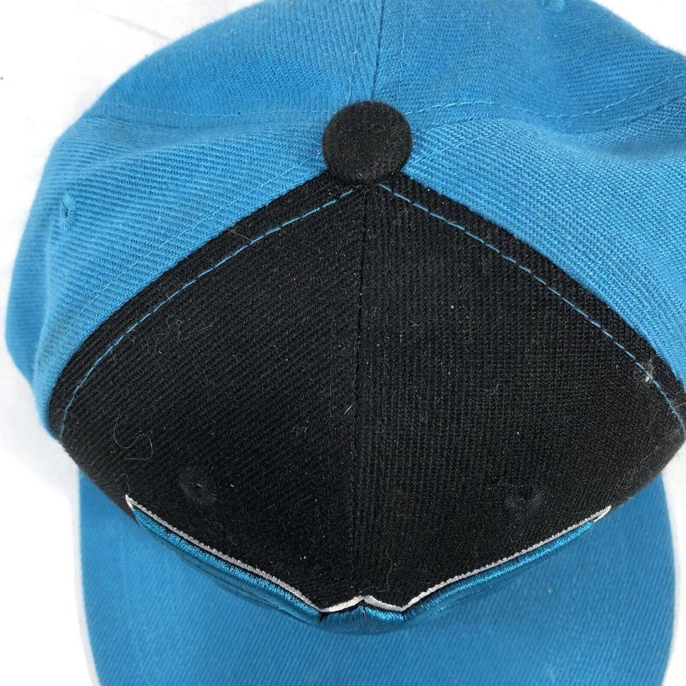 Wonder Woman Six Flags Hat Cap Souvenir Snapback Baseball Black Blue Adjustable - Picture 10 of 16